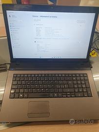 notebook Acer Aspire 7750 17.3 monitor