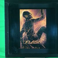 Quadro inciso al laser DC The Flash