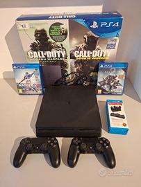 Console ps4 slim 1tb con 2 Controller e accessori 