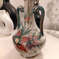 Vaso bottiglia vintage in ceramica