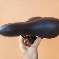 Sella Bicicletta Citybike Bici molleggiata nera