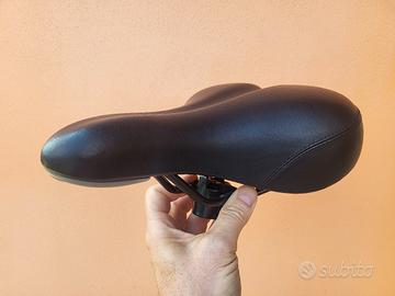 Sella Bicicletta Citybike Bici molleggiata nera