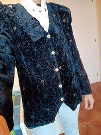 Giacca donna in velluto vintage