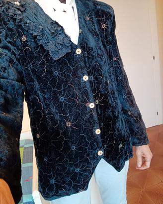 Giacca donna in velluto vintage
