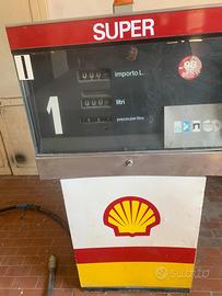 Coppia di pompe di benzina SHELL primi anni ‘80