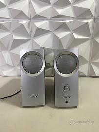 Bose Companion 2 originali casse argento PC AUX
