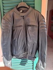 giacca motociclisti come nuova vera pelle