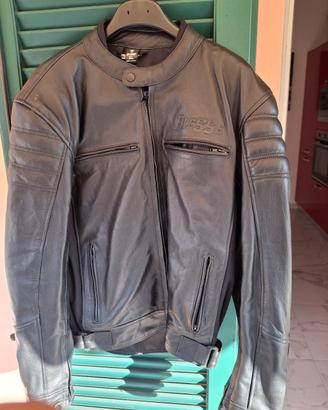 giacca motociclisti come nuova vera pelle