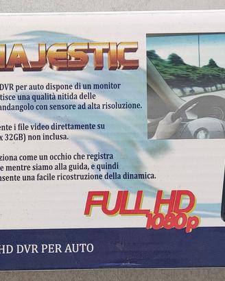 Telecamera HD DVR per Auto Majestic VD 201 Full HD