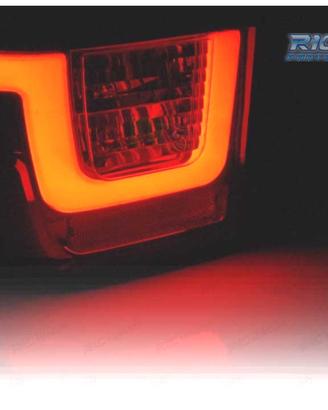 FANALI LED BAR VOLKSWAGEN VW T4 90-03 ROSSO FUMÉ E