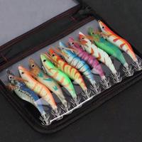 10pz egi da pesca per totani, seppie e polpi