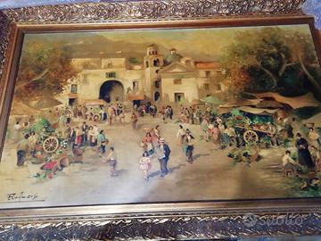 Quadro Dipinto ad Olio - Elio Amoroso