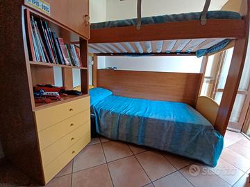 Cameretta letto a castello per 2