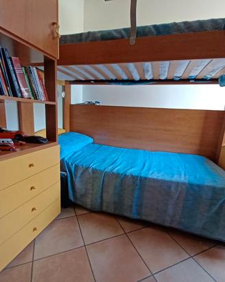 Cameretta letto a castello per 2