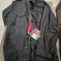 Giacca mimetica Alpha Industries Taglia L Nero