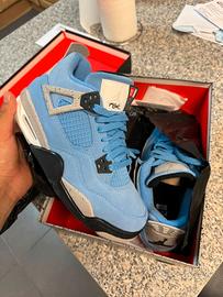 Nike Air Jordan 4 blu grigio 45