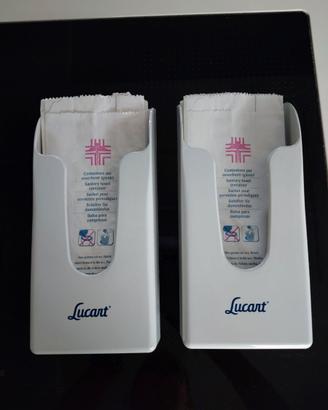 Dispenser Lucart per sacchetti assorbenti igienici