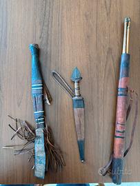 Coltelli e frecce di tribu africane 1960