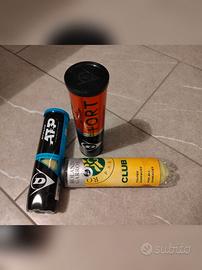 Set di 3 tubi (in totale 12 palline da tennis)