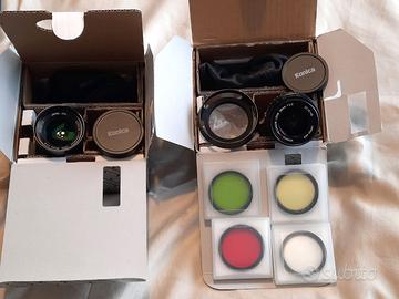 Per Leica M 28mm f2,8  e 90 mm f2,8 Hexanon