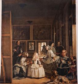 Las Meninas Stampa su tela. 62x69cm