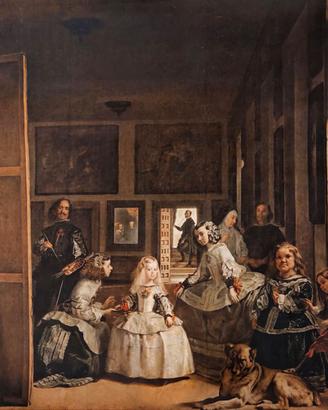 Las Meninas Stampa su tela. 62x69cm