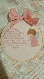 Ricamo "Angelo Custode" femminuccia