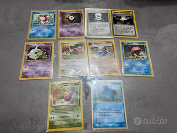 Lotto carte pokemon vintage