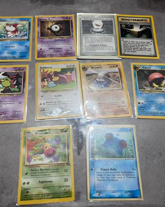 Lotto carte pokemon vintage