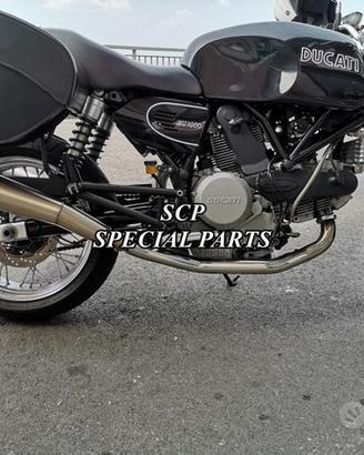 Ducati gt 1000 termignoni scarichi cromati