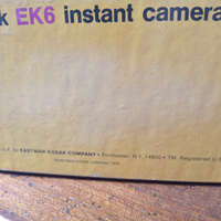 Kodak EK6 instant camera foto a colori