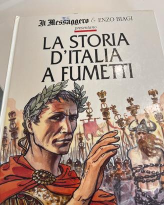 Libro la storia dell’ italua a fumetti