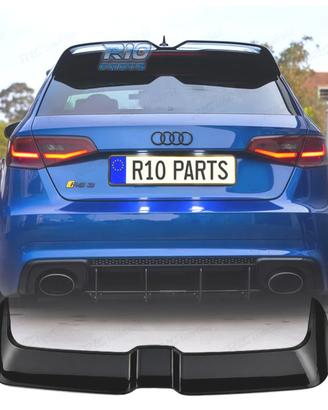 ALETTONE AUDI A3 8V 12-20 LOOK OETTINGER NERO LUCI