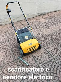 scarificatore e areatore elettrico