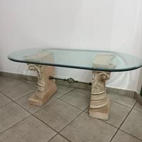 Tavolo da soggiorno in vetro