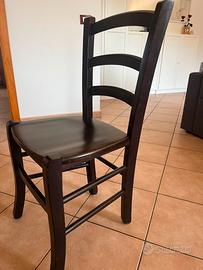 6 sedie in legno 