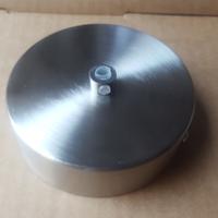 Rosone moderno in metallo per lampadario grigio