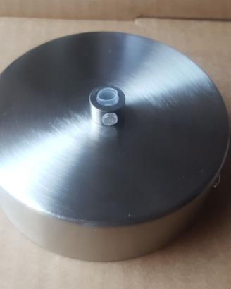 Rosone moderno in metallo per lampadario grigio