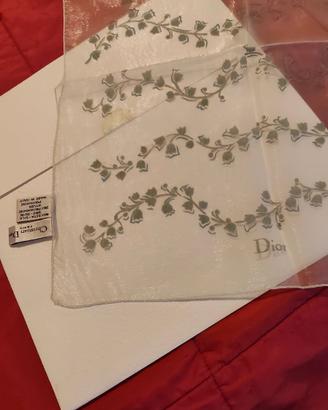 Foulard originale Christian Dior, vintage floreale