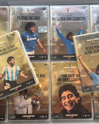 Collezione completa 10 DVD Maradona