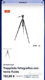 Treppiedi + adattatore smartphone e binocolo