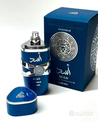 Lattafa Asad Blue EDP 100ml Uomo Profumo A...