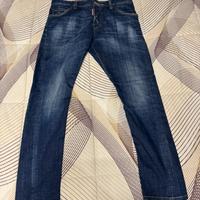 Dsquared2 jeans in washed denim TG 48