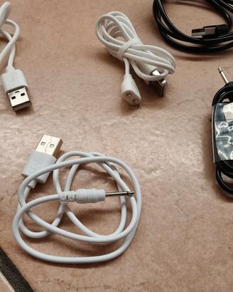 Lotto 6 cavi USB-A con connettori vari