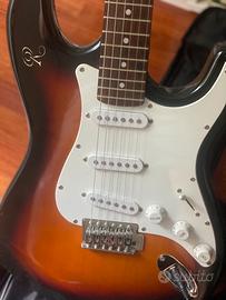 Chitarra elettrica con amplificatore