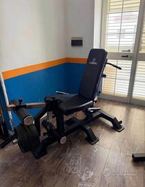 Combo leg extension - leg curl sdraiato