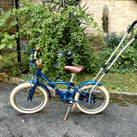 Bici bambino 4-6 anni Btwin 900 CITY azzurra 16