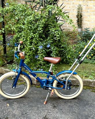 Bici bambino 4-6 anni Btwin 900 CITY azzurra 16