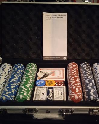 Set Poker Completo: 300 Chips, Carte e Accessori