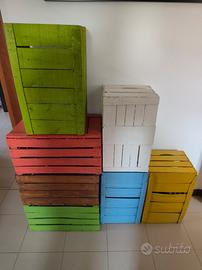 Cassette Legno Colorate